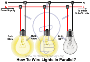 How To Wire Lights in Parallel? Switches & Bulbs Connection in Parallel