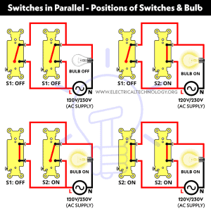 How To Wire Switches in Parallel? - Electrical Technology