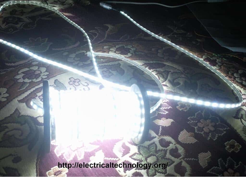 How to Make Christmas LED & Bulb Strip Light Circuit at Home (5)