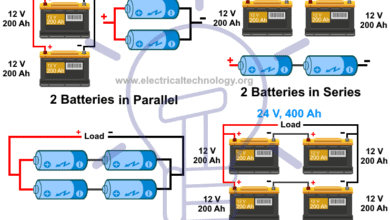 Series, Parallel & Series-Parallel Connection of Batteries