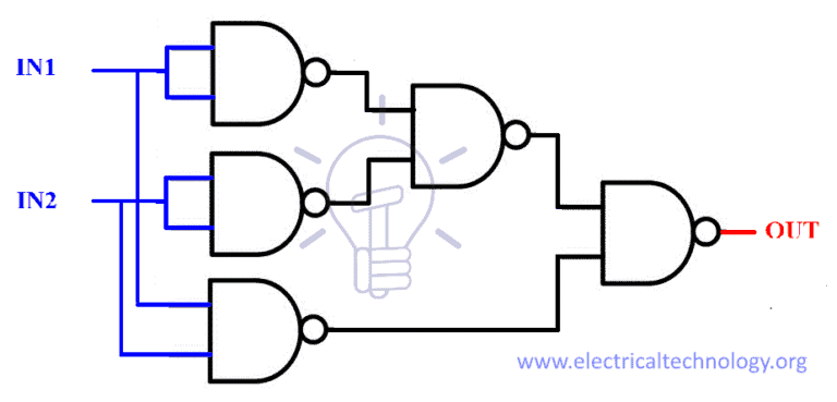 Exclusive Nor Xnor Digital Logic Gate Electrical Technology