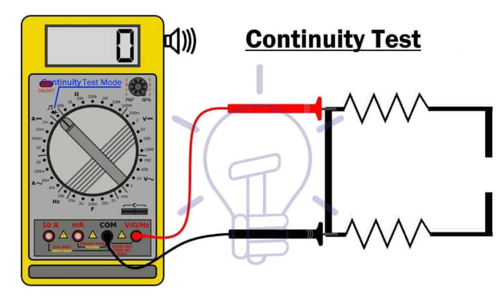 How To Perform a Continuity Test for Electric Components with Multimeter?