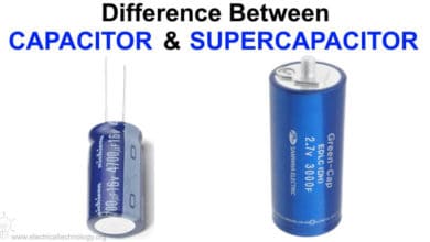 Difference Between Capacitor and Supercapacitor