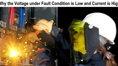 Why the Reactance and Voltage under Fault Condition is Low and Current is High