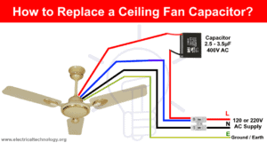 How To Replace a Capacitor in a Ceiling Fan? 3 Ways