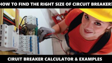 How to Find the Proper Size of Circuit Breaker - Breaker Size Calculator & Examples