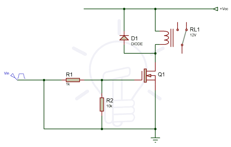 Electronic Relay Switch Circuit - NPN, PNP, N & P Channel