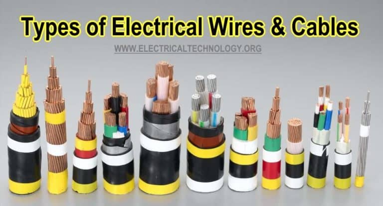 Types of Electrical Wires and Cables - Electrical Technology