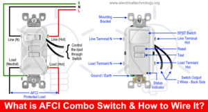 How to Wire an AFCI Combo Switch – AFCI Switch Wiring Diagrams