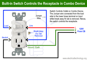 How to Wire Combo Switch & Outlet? Combo Device Wiring