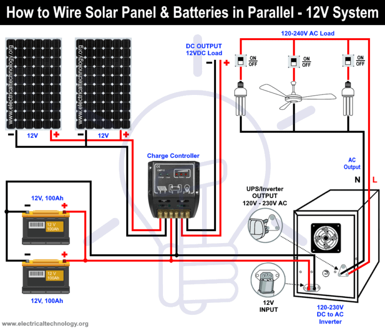 Wiring Solar Panels In Parallel Batteries