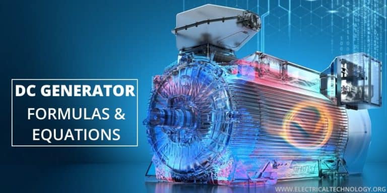 DC Generator Formulas And Equations - Electrical Technology