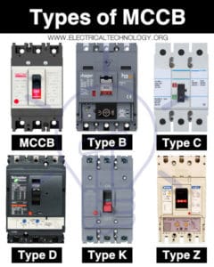 MCCB (Molded Case Circuit Breaker) - Types and Working