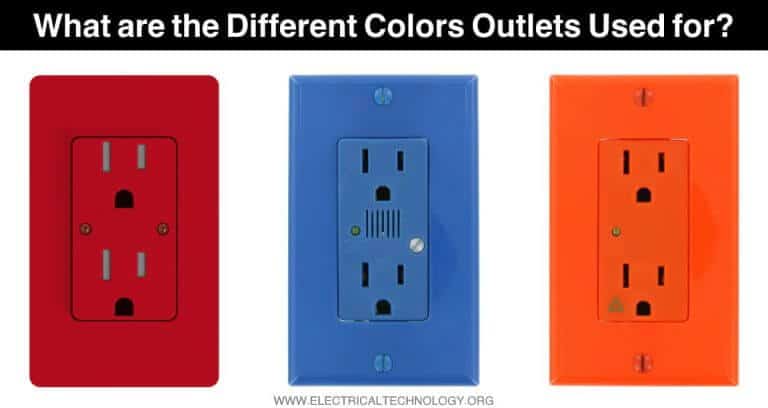 What Are The Different Colors Electrical Outlets Used For   What Are The Different Colors Electrical Outlets Used For 768x408 