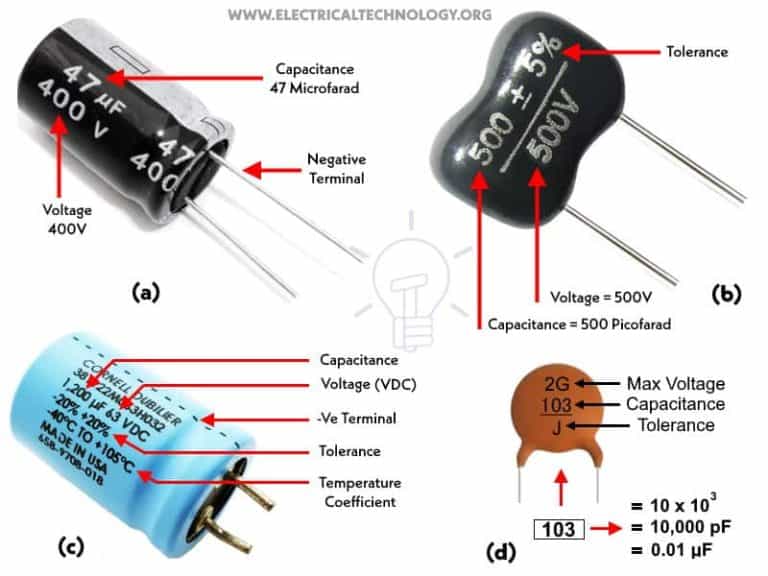 Capacitor Color Codes - How To Read Capacitor Value? Calculator