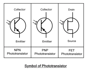 Phototransistor Schematic Symbol