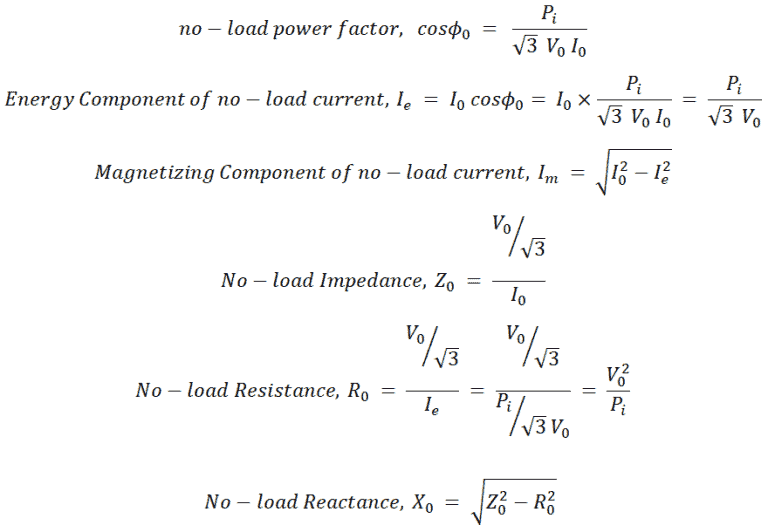 No-load Test of Induction Motor