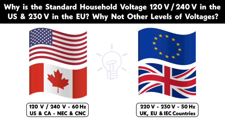 Why Is Standard Household Voltage 120V 240V And 230V AC   Standard Household Voltage 120V 240V In The US 230V In The EU 768x407 