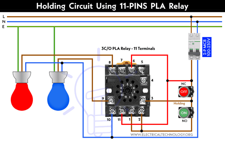 How To Wire Pin Relay For Interlocking Holding Circuit