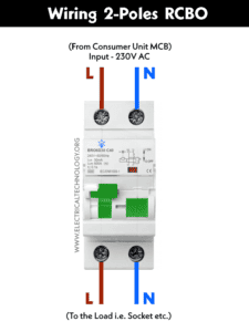 How to Wire an RCBO? Residual Current Breaker with Overcurrent