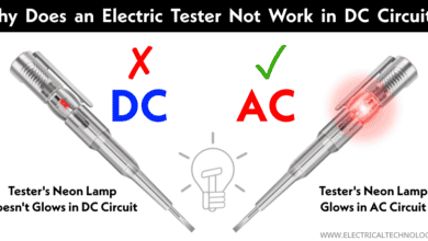 Why Does an Electric Tester Not Work in DC Circuits O