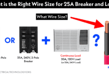 Correct Wire Size for 25A Breaker