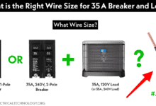 Correct Wire Size for 35-Amp Breaker and Outlet