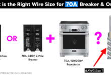 Correct Wire Size for 70-Amp Breaker